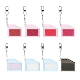 MERZY Let's Wearing Lip & Cheek Keyring 07 White Ring