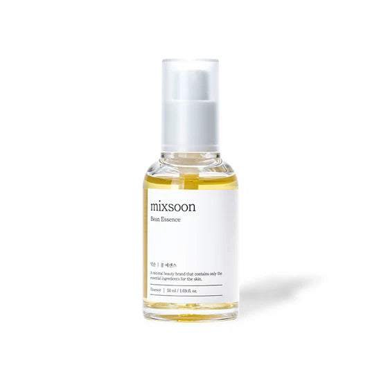 Essence hydratante enrichie en haricot fermenté pour une peau apaisée et éclatante.
