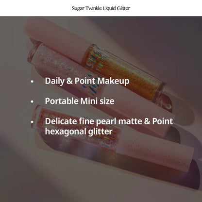 SUGAR TWINKLE LIQUID GLITTER #02 SODAPOP FLAKES