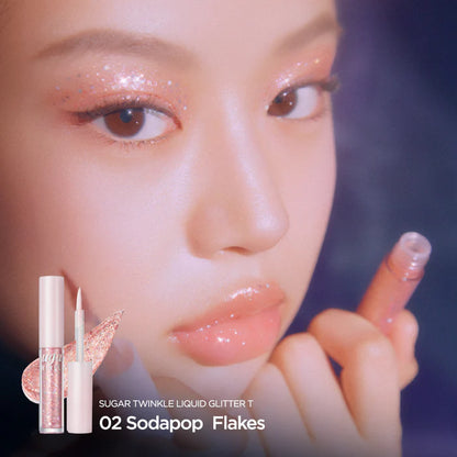 SUGAR TWINKLE LIQUID GLITTER #02 SODAPOP FLAKES