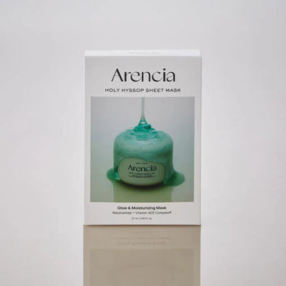 ARENCIA -  ACHOLY HYSSOP SHEET MASK GLOW & MOISTURIZING MASK