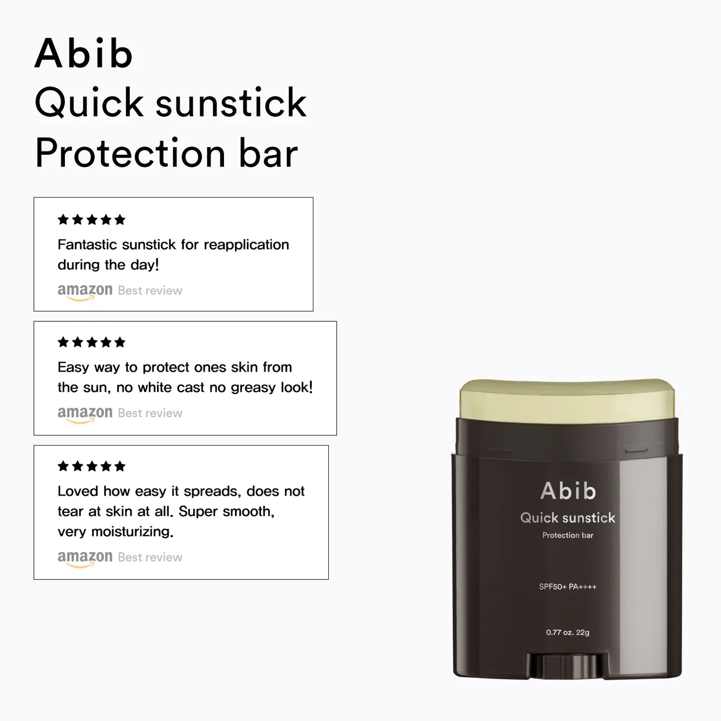 Barre de protection Abib Quick Stick pour hydrater et protéger rapidement votre peau, en exclusivité à Morges.