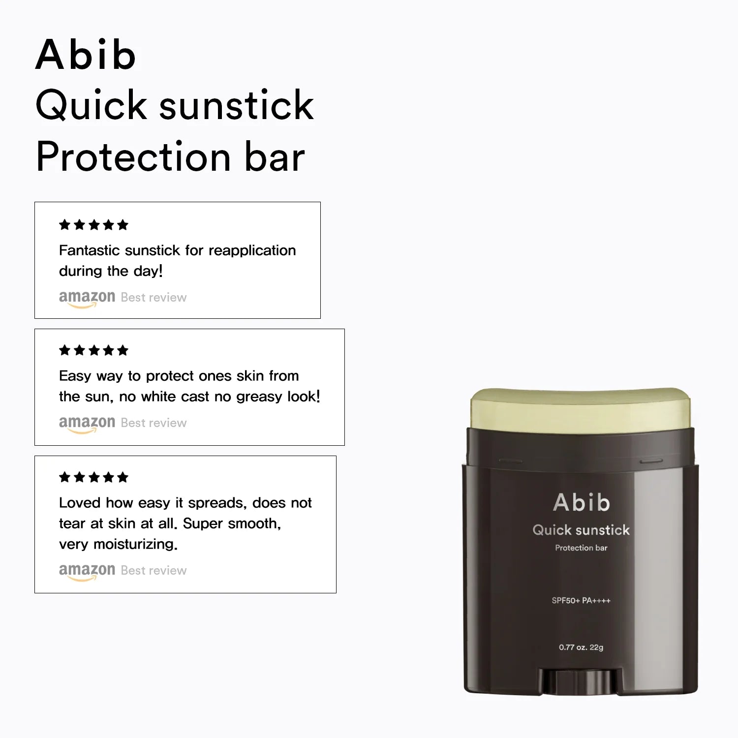 Barre de protection Abib Quick Stick pour hydrater et protéger rapidement votre peau, en exclusivité à Morges.