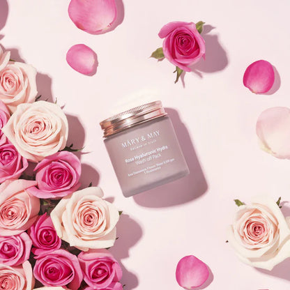 MARY & MAY - ROSE HYALURONIC HYDRA WASH OFF PACK