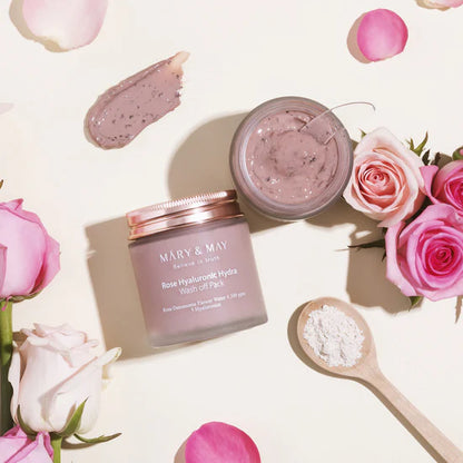 MARY & MAY  - ROSE HYALURONIC HYDRA  MASK