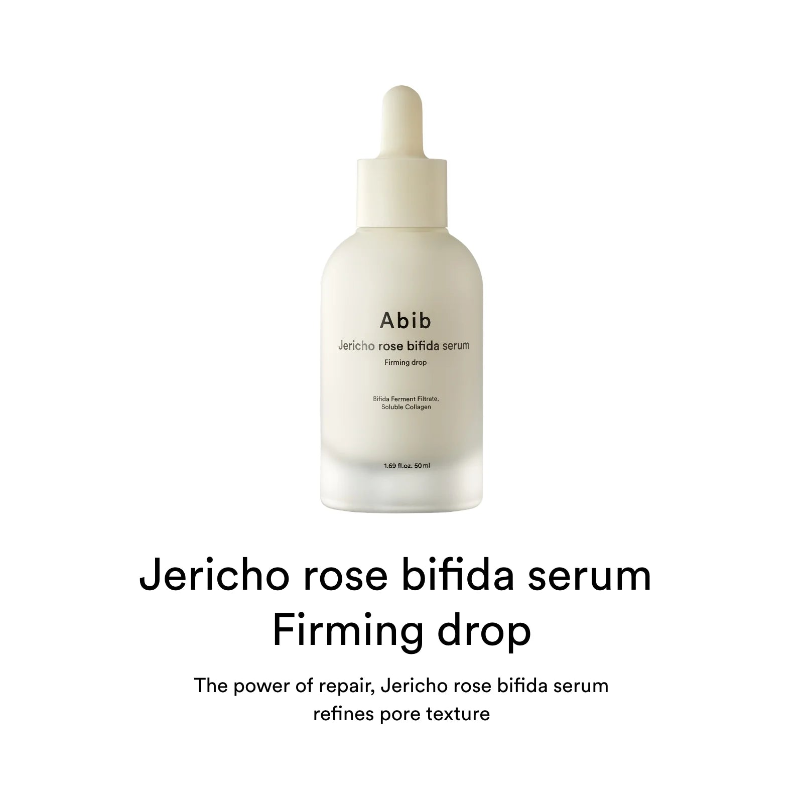 Abib Jericho Rose Bifida Serum, soin anti-âge et hydratant pour restaurer la barrière cutanée, en vente à Morges.