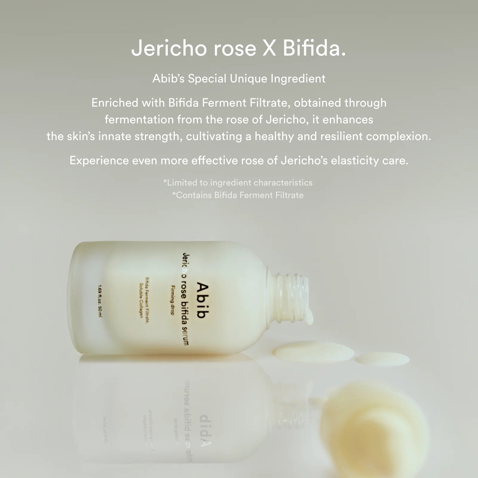 Soin hydratant et réparateur Abib Jericho Rose Bifida Serum, en exclusivité à Sakura Bloom.