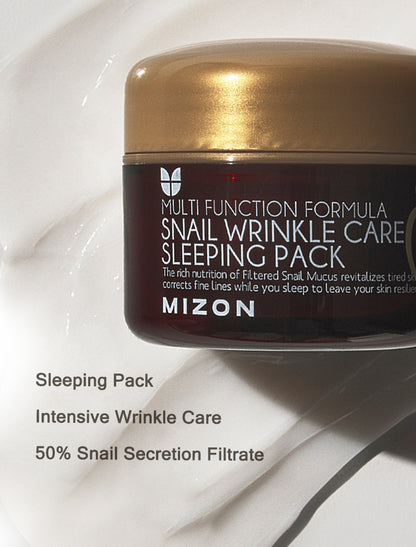 MIZON - SNAIL WRINKLE CARE SLEEPING PACK