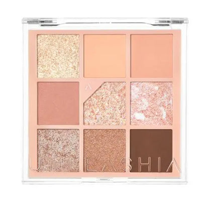 UNLEASHIA - GLITTERPEDIA EYE PALETTE  N°3 ALL OF CORAL PINK