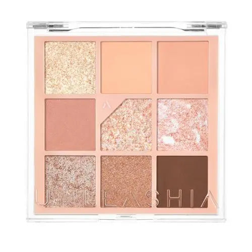 UNLEASHIA - GLITTERPEDIA EYE PALETTE  N°3 ALL OF CORAL PINK
