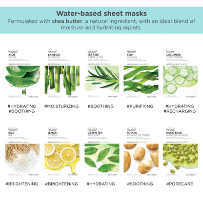 THE FACE SHOP - REAL NATURE FACE MASK WITH CUCUMBER EXTRACT