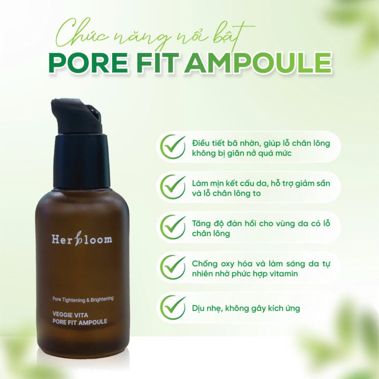 HERBLOOM - VEGGIE VITA PORE FIT AMPOULE